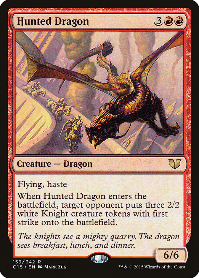 Hunted Dragon (Commander 2015 #159)