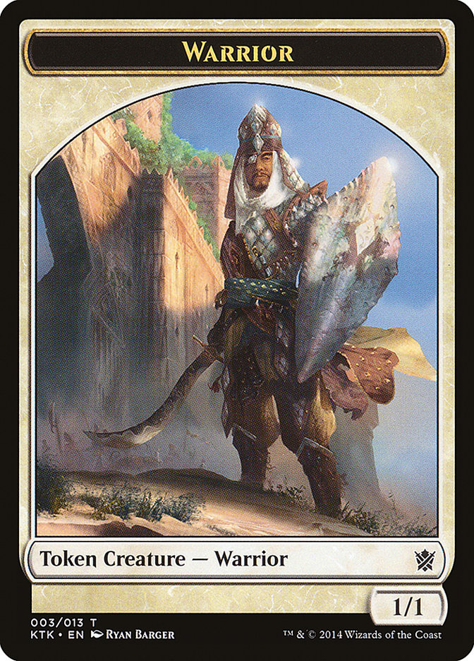 Warrior (Khans of Tarkir Tokens #3)