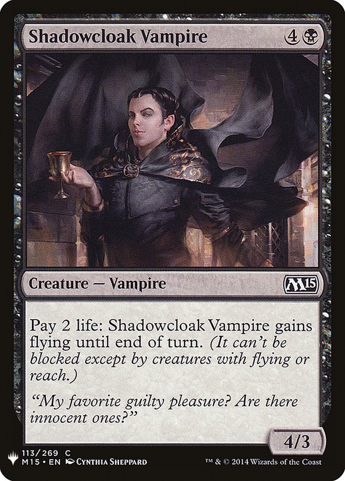 Shadowcloak Vampire (The List #M15-113)