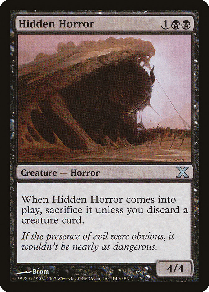 Hidden Horror (Tenth Edition #149)