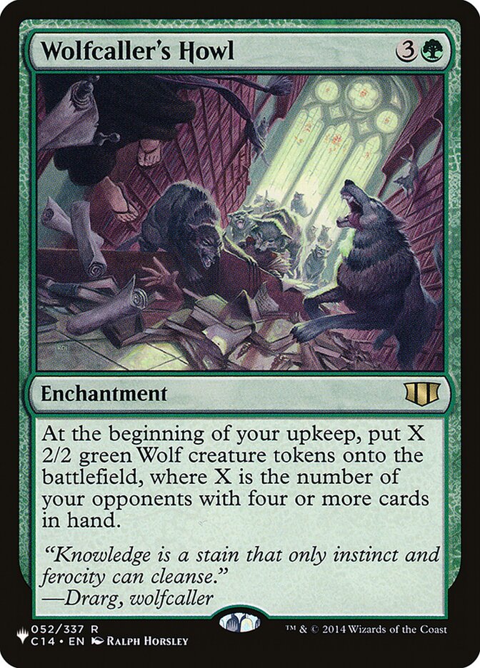 Wolfcaller's Howl (The List #C14-52)