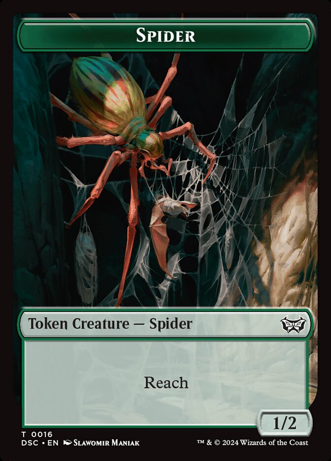 Spider (Duskmourn Commander Tokens #16)