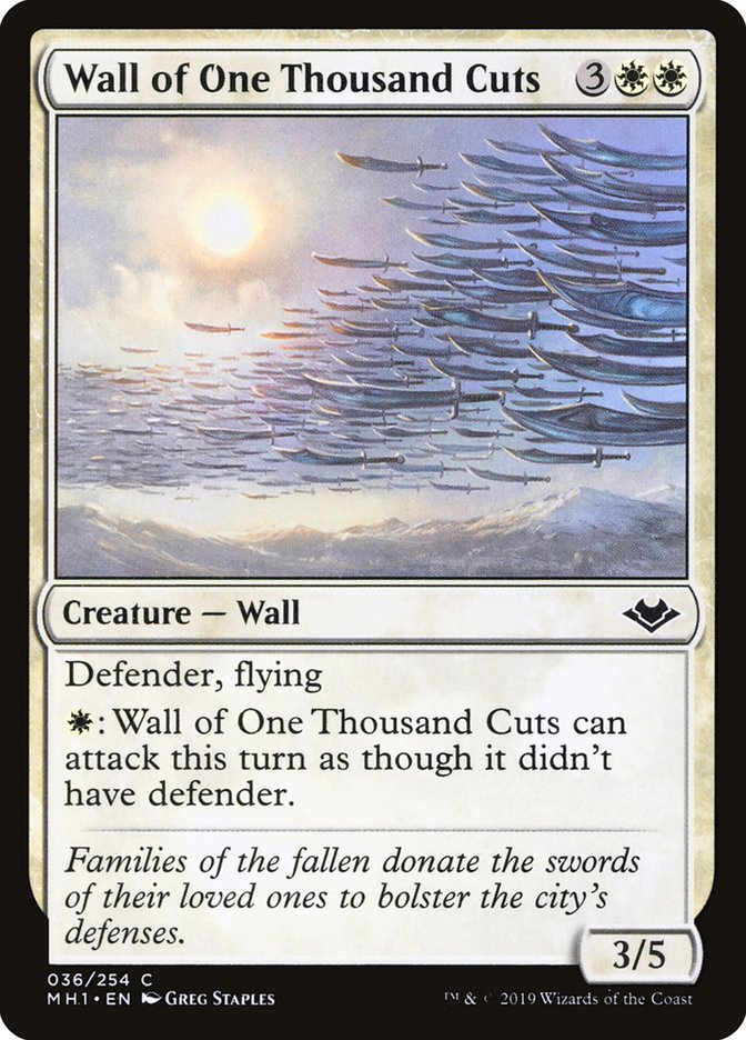 Wall of One Thousand Cuts (Modern Horizons #36)