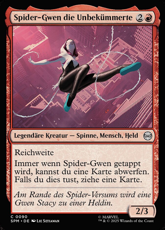 Spider-Gwen die Unbekümmerte