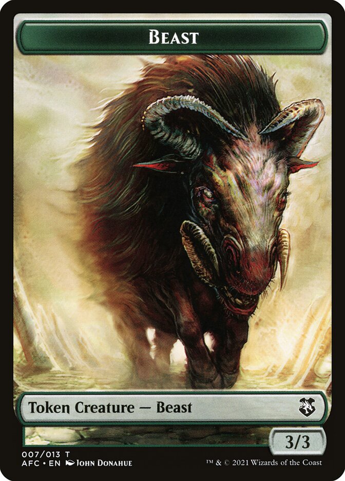Beast (Forgotten Realms Commander Tokens #7)
