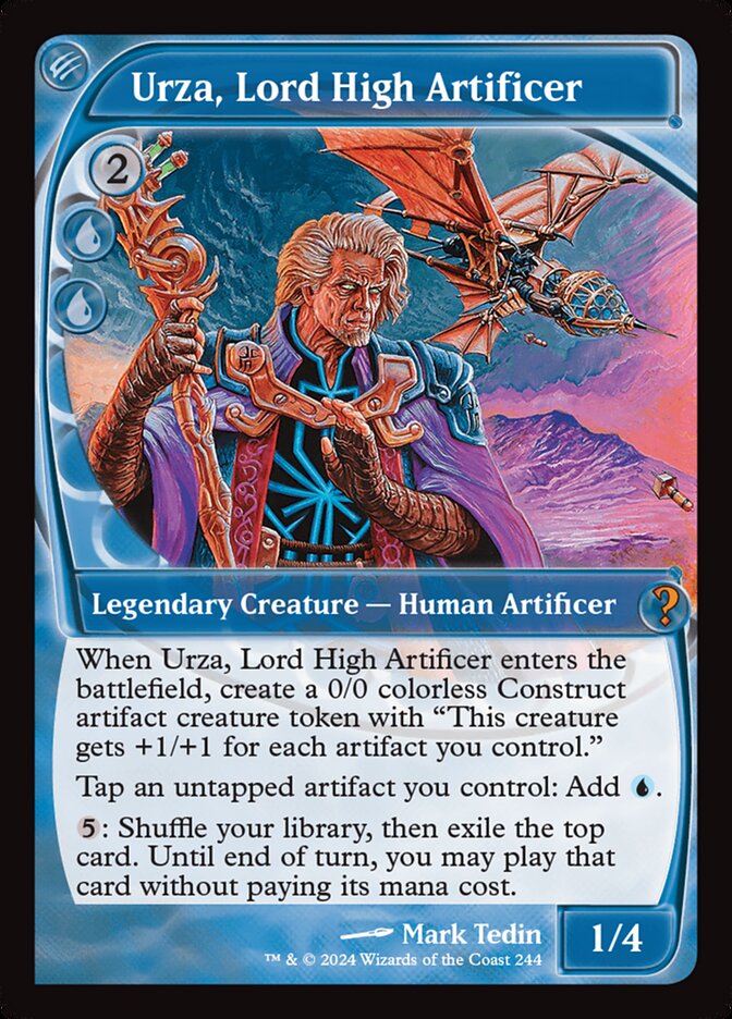 Urza, Lord High Artificer (Mystery Booster 2 #244)