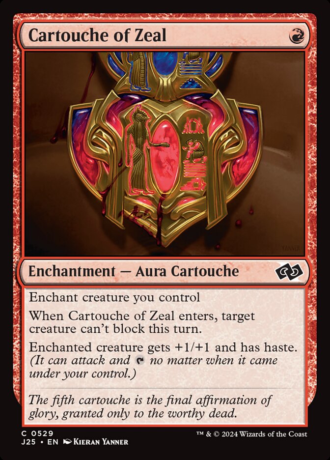 Cartouche of Zeal (Foundations Jumpstart #529)