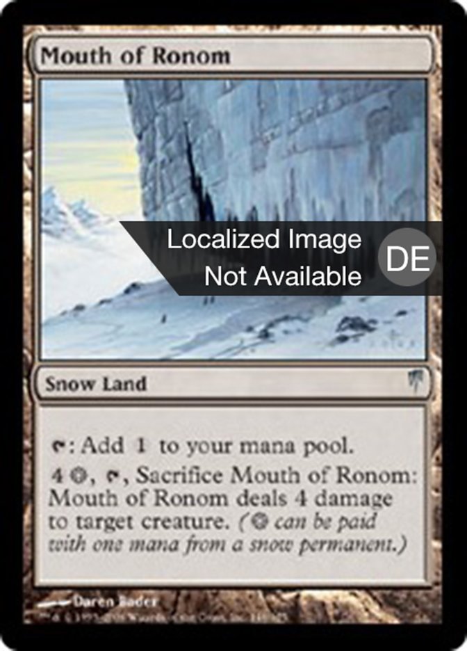 Mouth of Ronom (Coldsnap #148)
