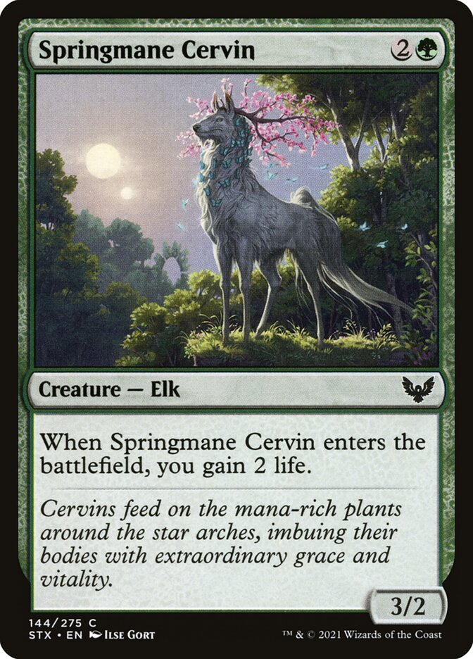 Springmane Cervin (Strixhaven: School of Mages #144)