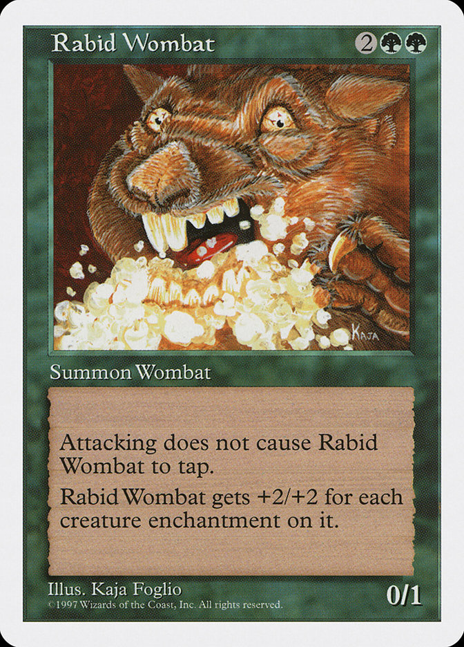 Rabid Wombat (Fifth Edition #319)