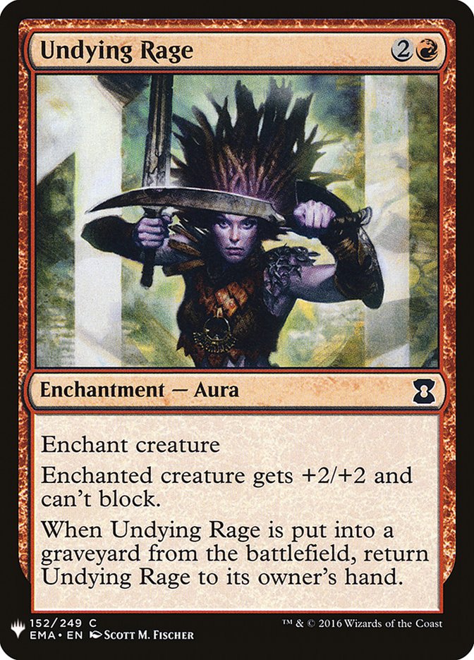 Undying Rage (The List #EMA-152)