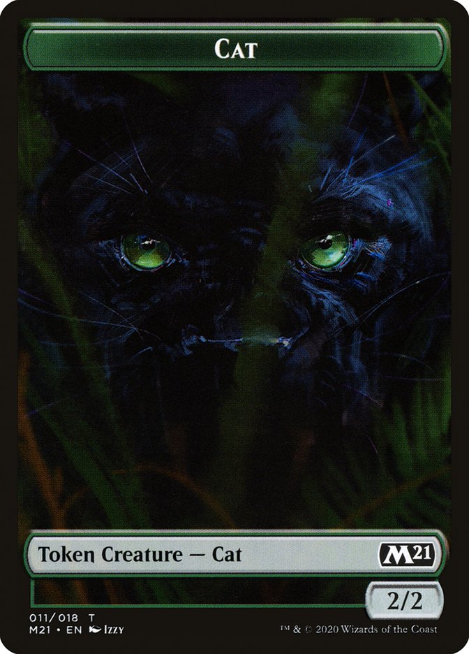 Cat (Core Set 2021 Tokens #11)