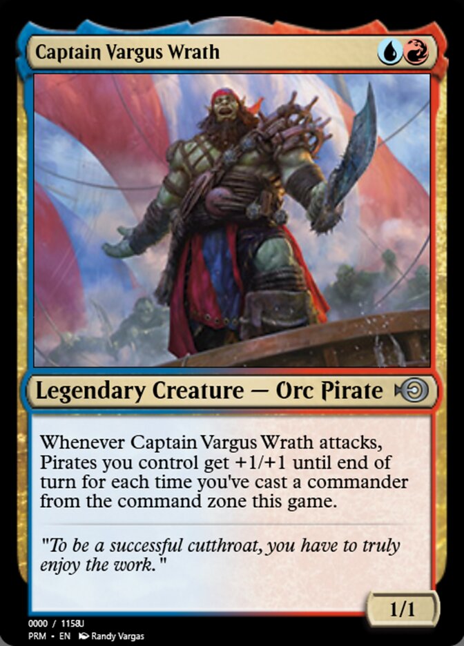 Captain Vargus Wrath (Magic Online Promos #86282)