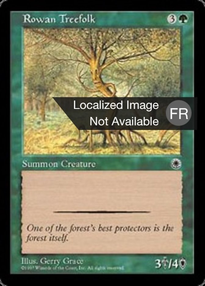 Rowan Treefolk (Portal #184)