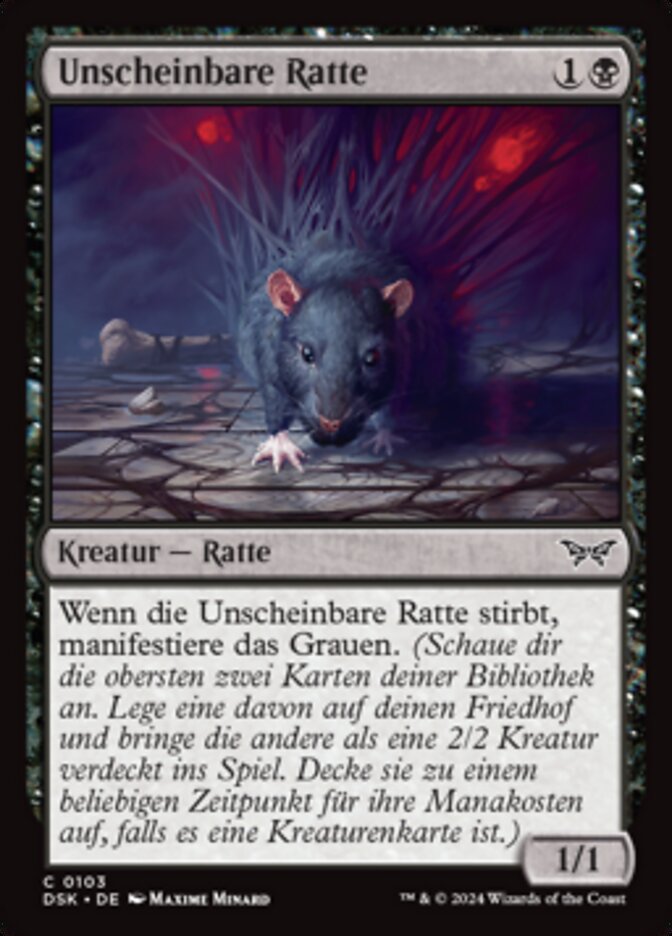 Unscheinbare Ratte