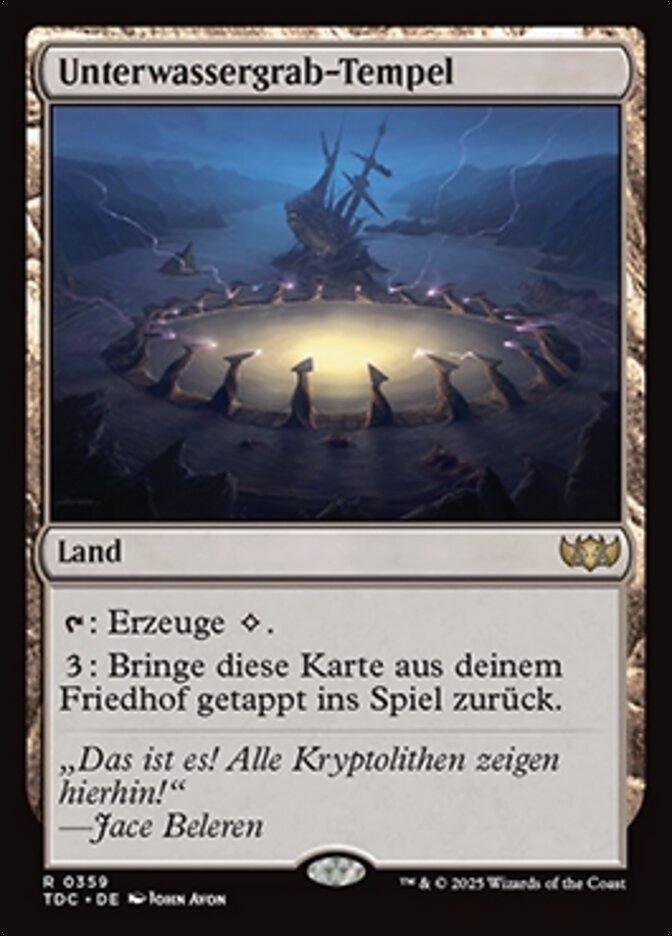 Unterwassergrab-Tempel