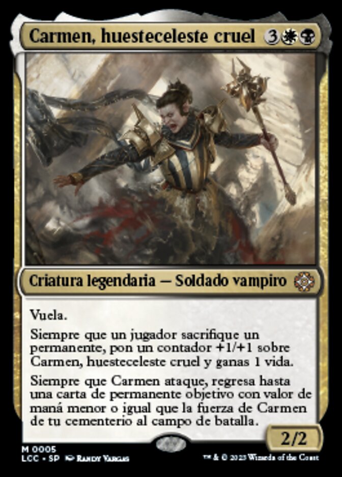 Carmen, huesteceleste cruel