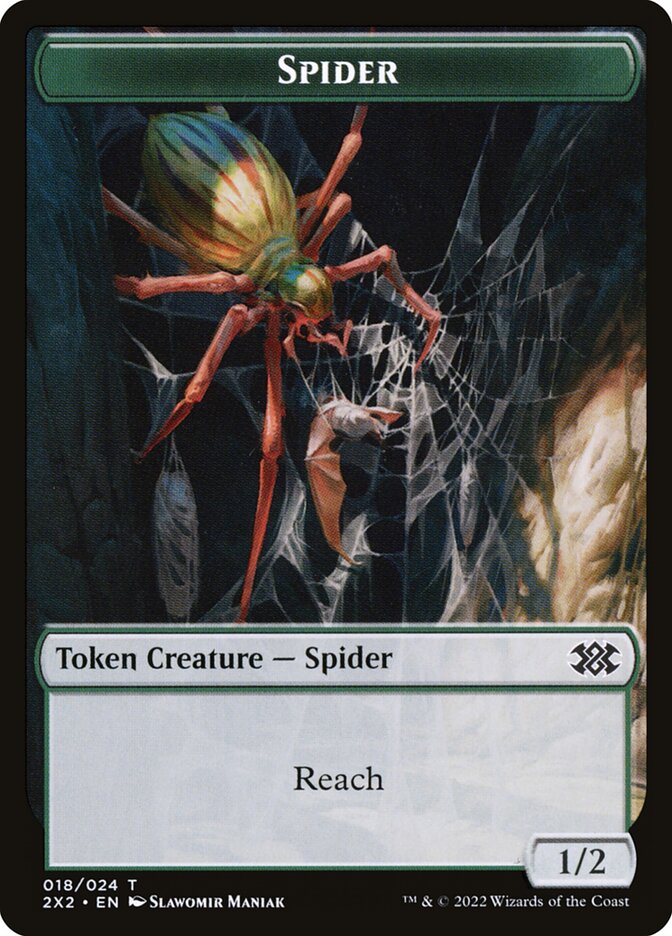 Spider (Double Masters 2022 Tokens #18)