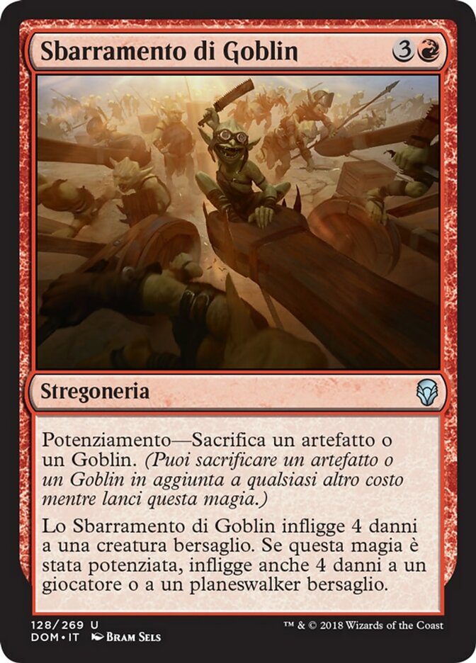 Goblin Barrage (Dominaria #128)