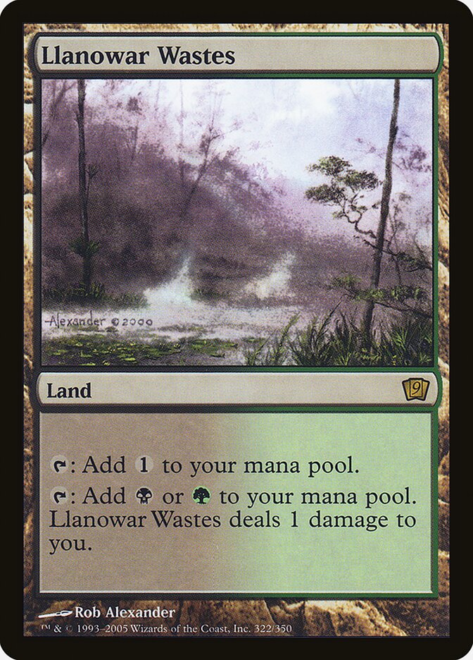 Llanowar Wastes (Ninth Edition #322★)