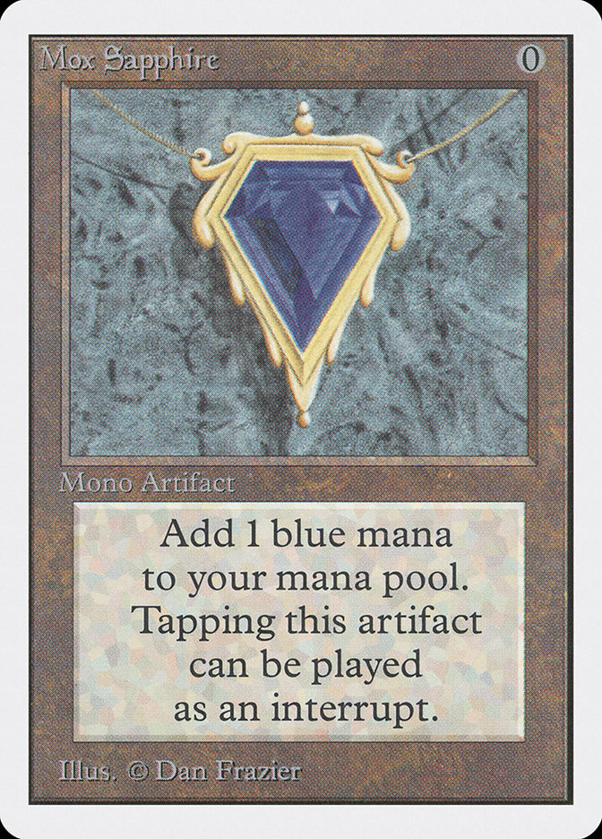Mox Sapphire (Unlimited Edition #266)