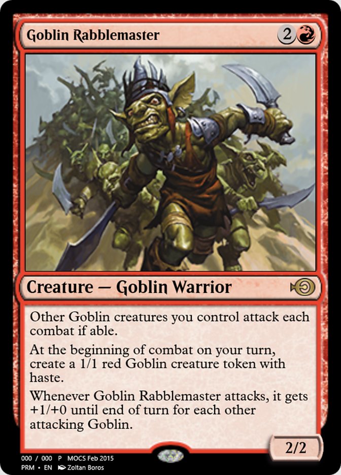 Goblin Rabblemaster (Magic Online Promos #53832)