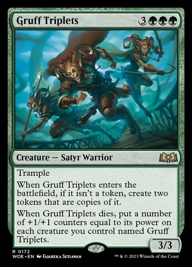 Gruff Triplets (Wilds of Eldraine #172)