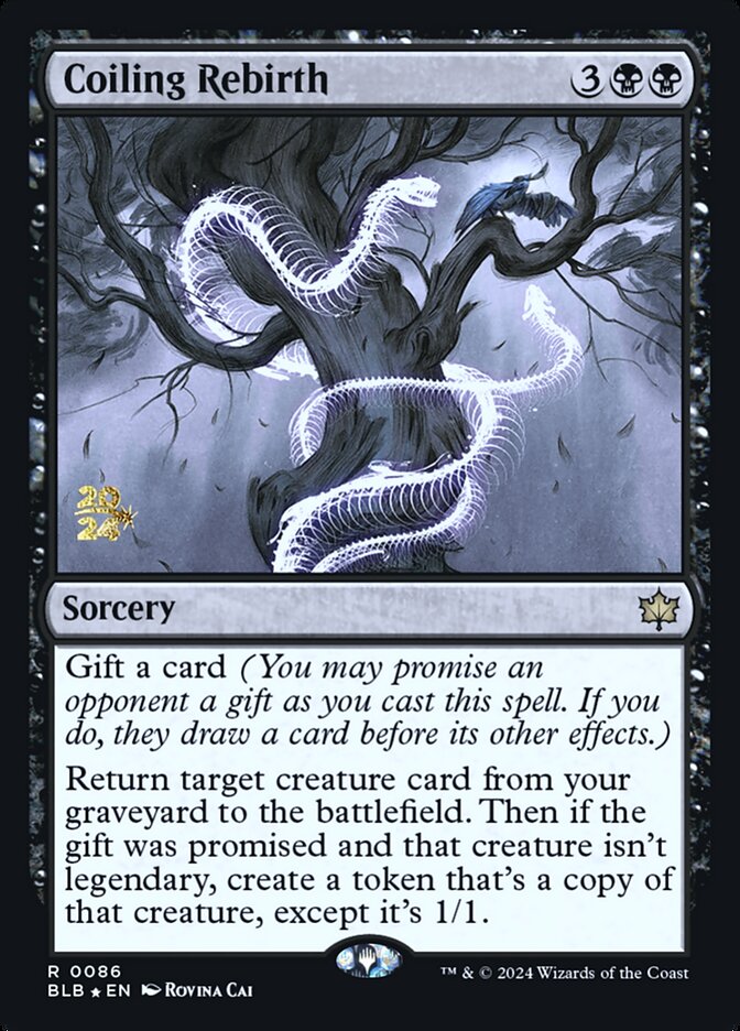 Coiling Rebirth (Bloomburrow Promos #86s)