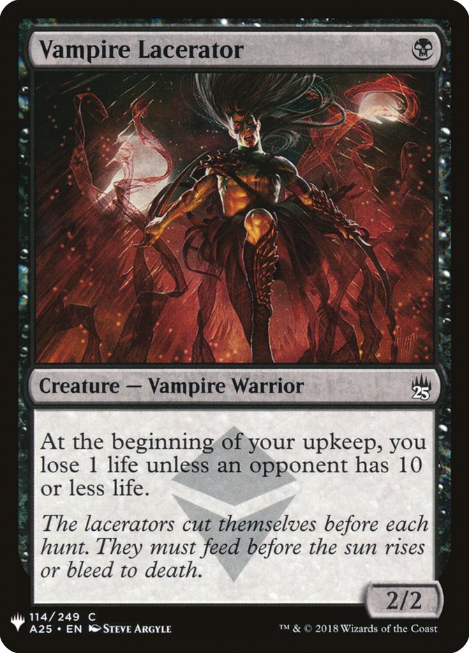 Vampire Lacerator (The List #A25-114)