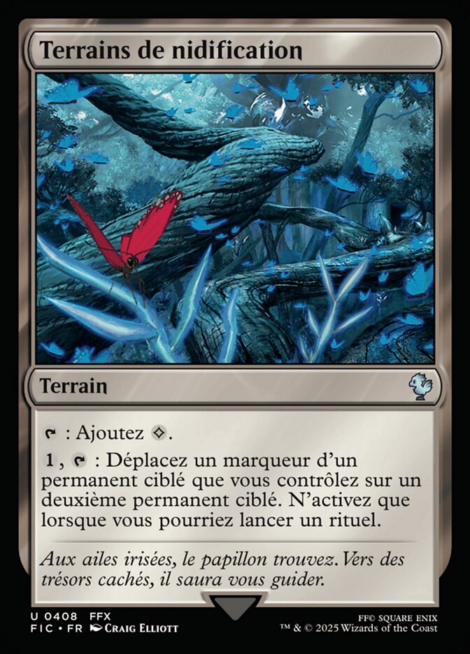 Terrains de nidification