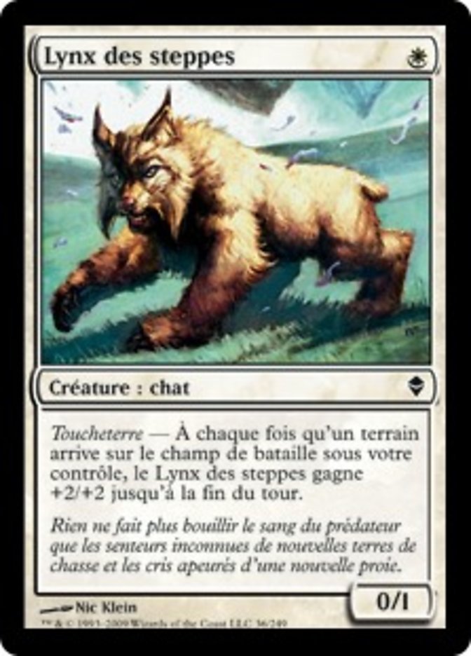 Steppe Lynx (Zendikar #36)