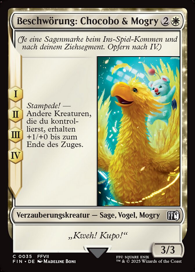 Beschwörung: Chocobo & Mogry