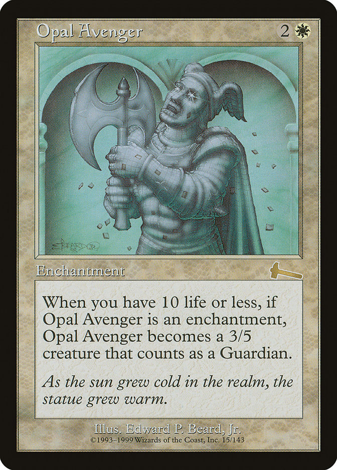Opal Avenger (Urza's Legacy #15)