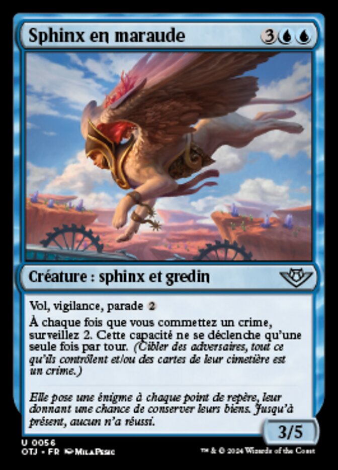 Marauding Sphinx (Outlaws of Thunder Junction #56)