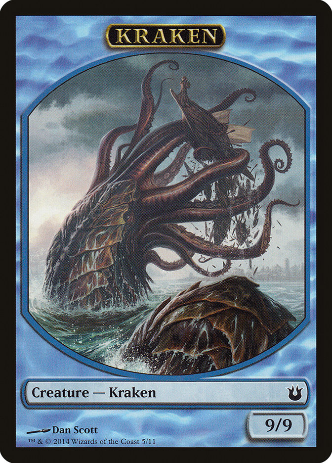 Kraken (Born of the Gods Tokens #5)