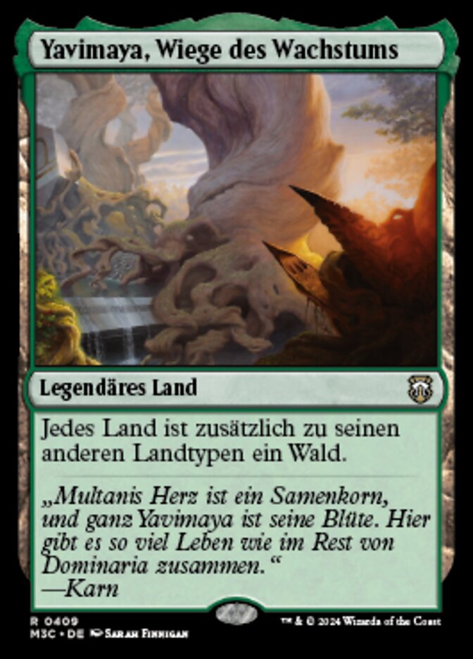 Yavimaya, Cradle of Growth (Modern Horizons 3 Commander #409)