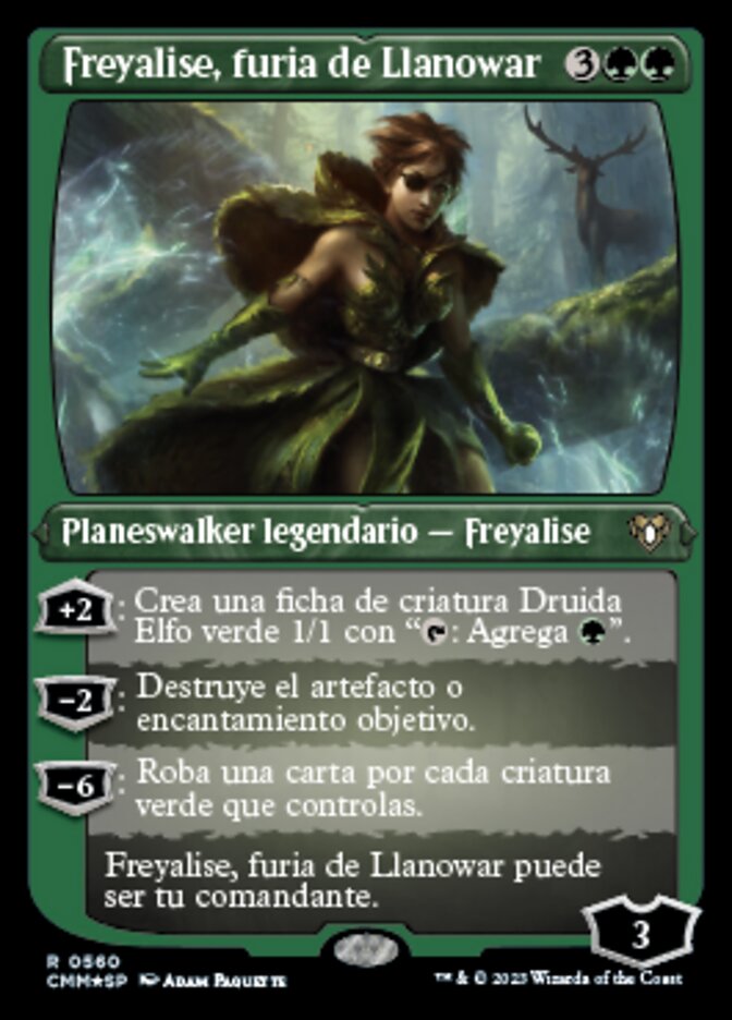 Freyalise, furia de Llanowar