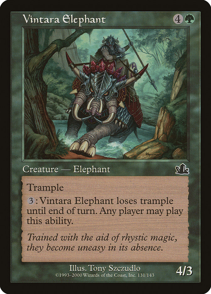 Vintara Elephant (Prophecy #131)