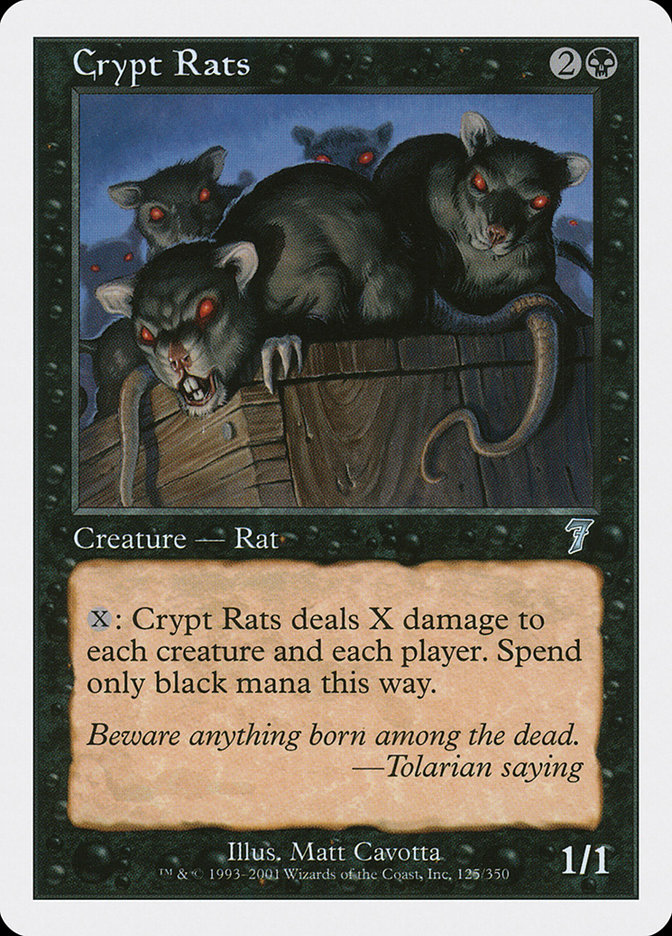 Crypt Rats (Seventh Edition #125)