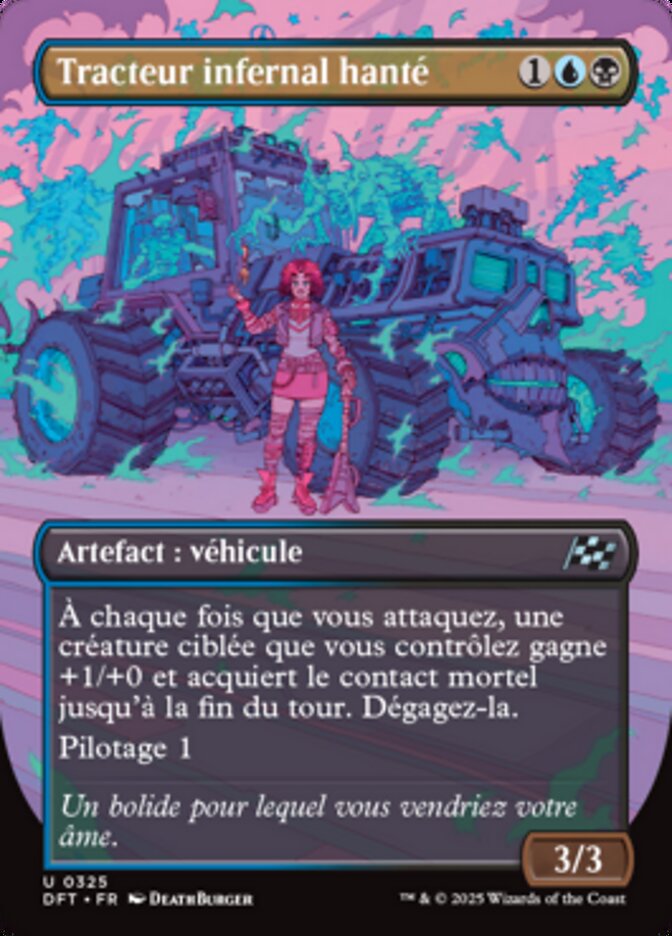 Tracteur infernal hanté