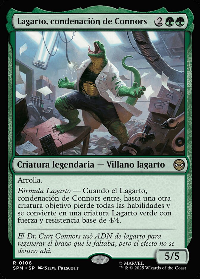 Lagarto, condenación de Connors