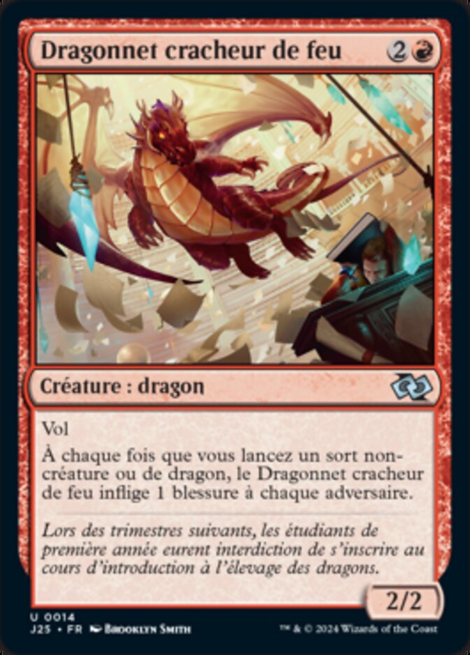 Dragonnet cracheur de feu