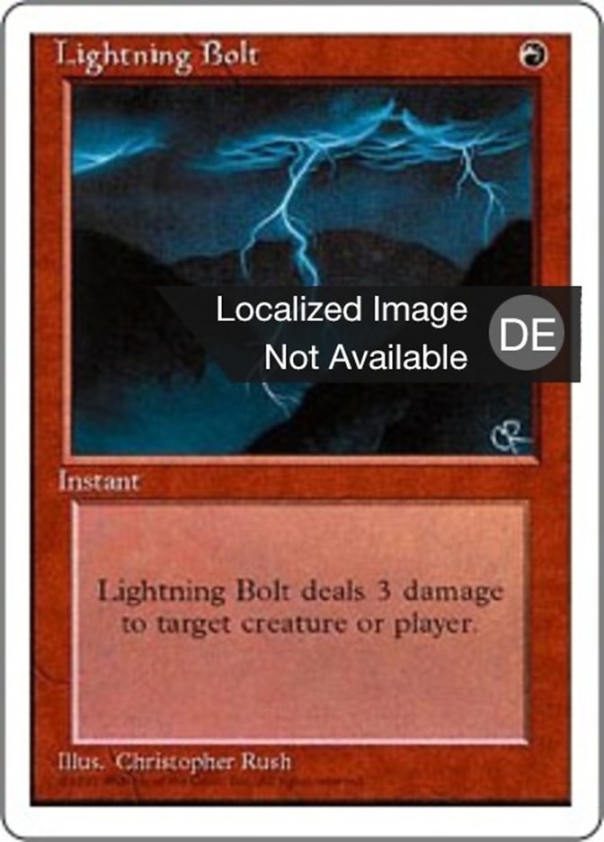 Lightning Bolt (Fourth Edition #208)
