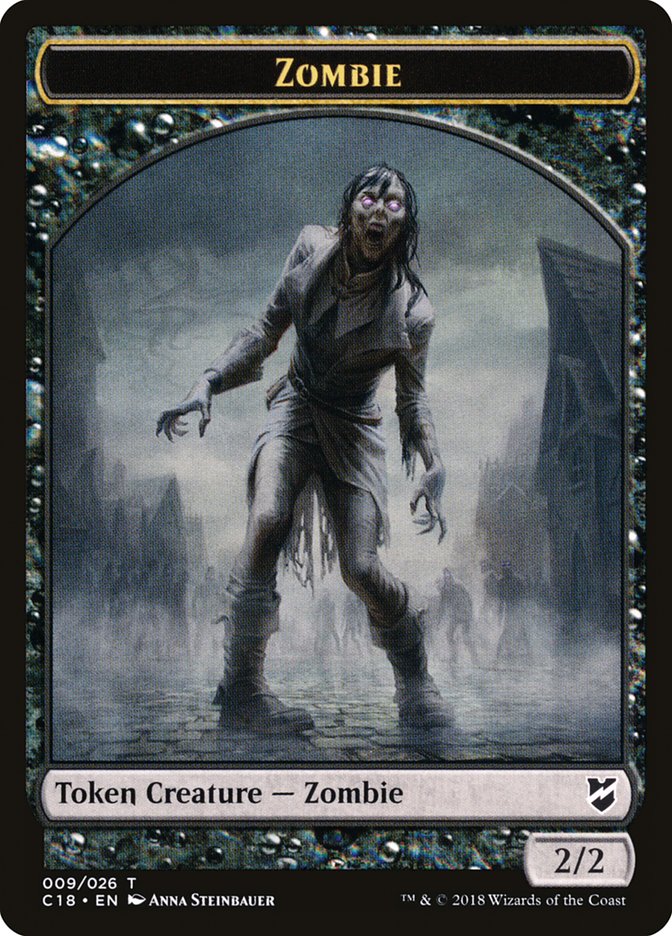 Zombie (Commander 2018 Tokens #9)