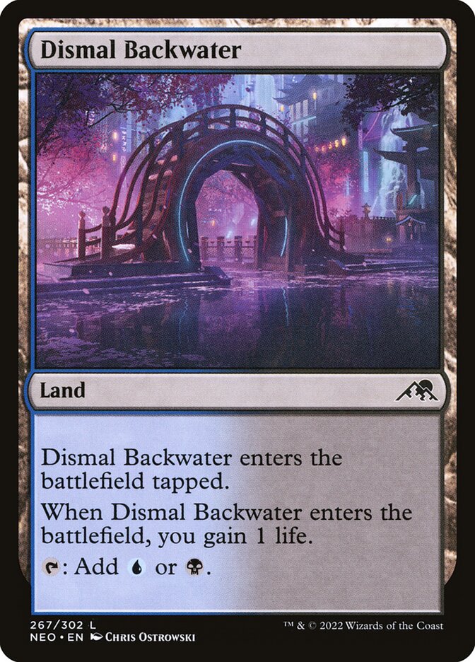Dismal Backwater (Kamigawa: Neon Dynasty #267)