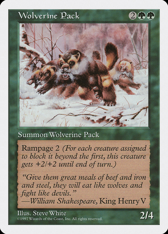 Wolverine Pack (Fifth Edition #344)