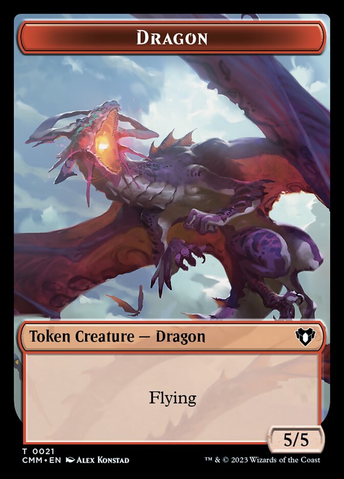 Dragon (Commander Masters Tokens #21)