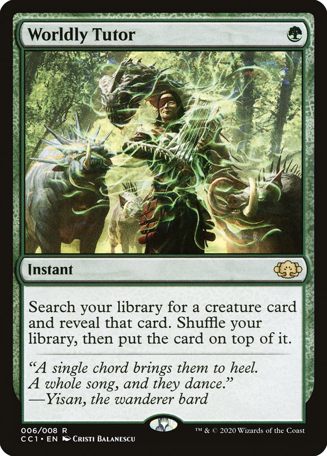 Worldly Tutor (Commander Collection: Green #6)