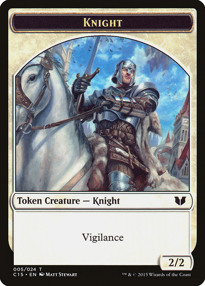 Knight (Commander 2015 Tokens #5)