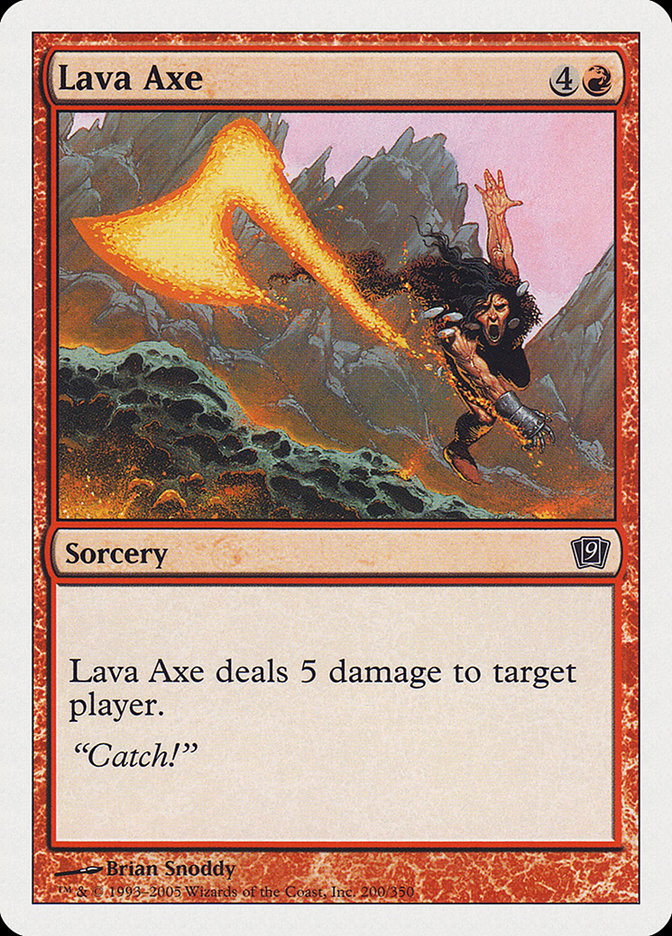Lava Axe (Ninth Edition #200)